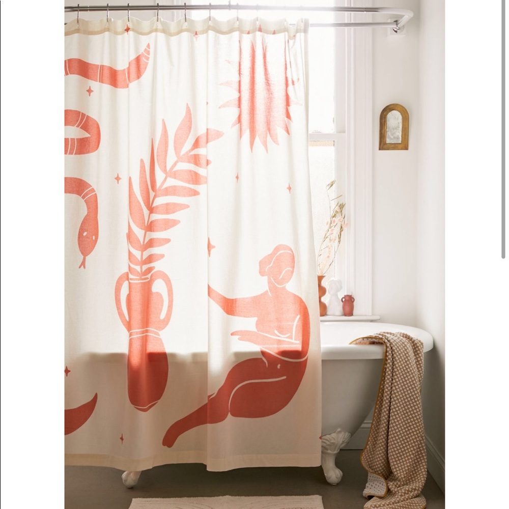 Modern Celestial Shower Curtain Brand New